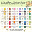 Ohuhu x Bobbie Goods Honolulu B 48 Basic Colors Dual Tips Brush & Fine Y30-80405-71