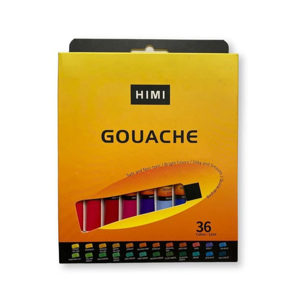 Wholesale HIMI 36COLORS 12G GOUACHE PAINT SET manufacturer and supplier