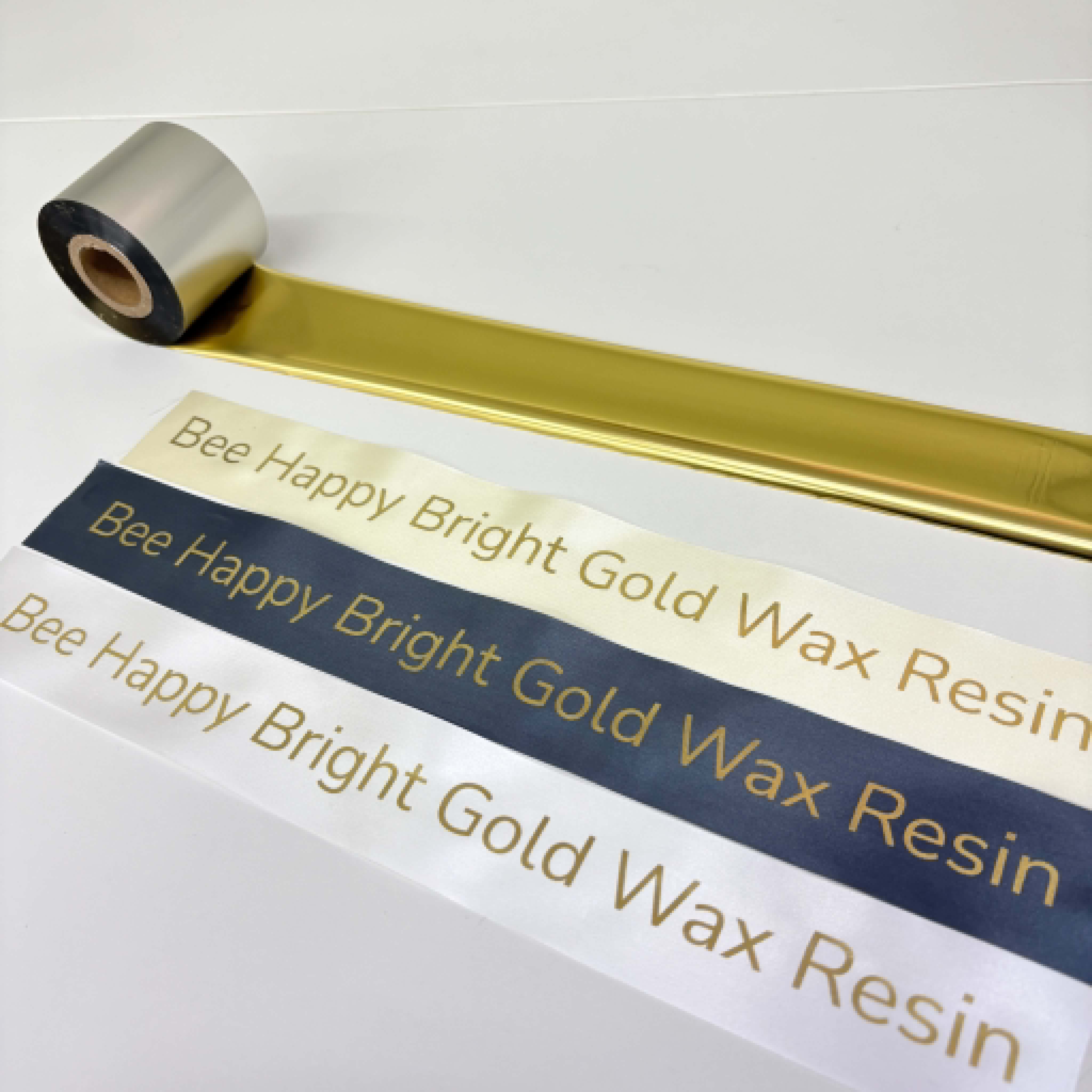 Bee Happy Wax Resin Ribbon 50mm x 200m