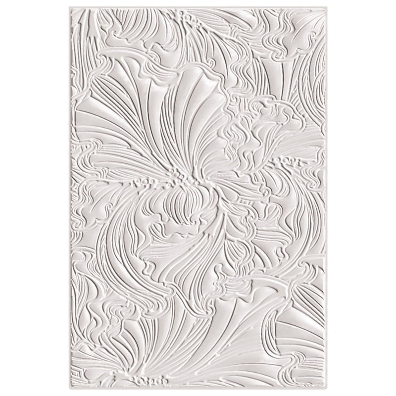Abstract Flowers - Sizzix 3-D Textured Impressions Embossing Folder