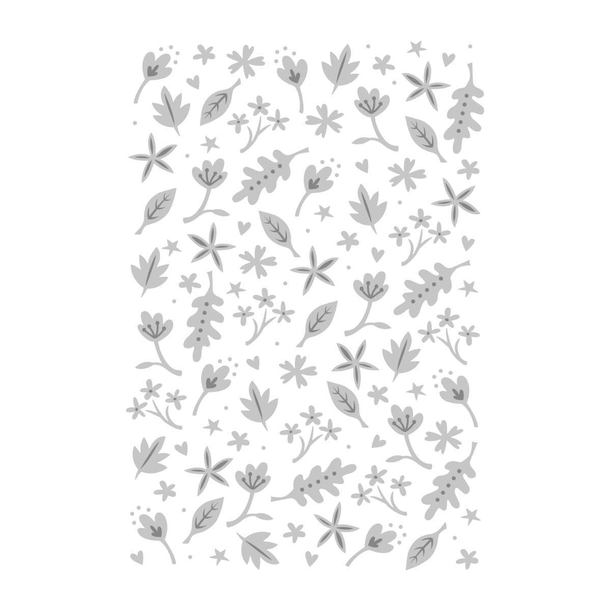 Sizzix Multi-Level Textured Impressions Embossing Folder - Drifting Leaves