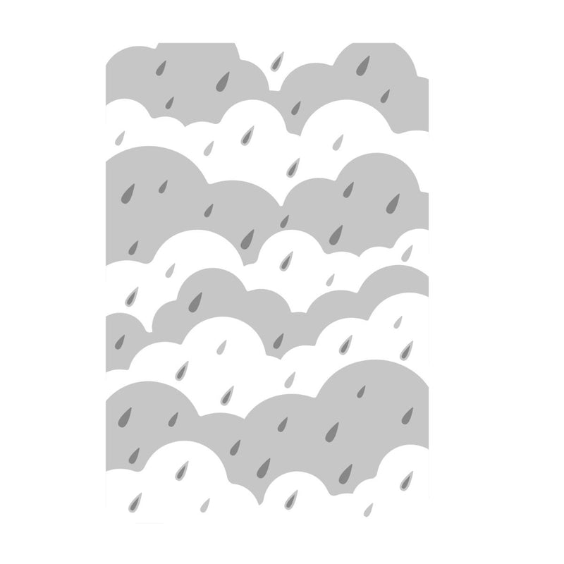 Sizzix Multi-Level Textured Impressions Embossing Folder - Rain Clouds