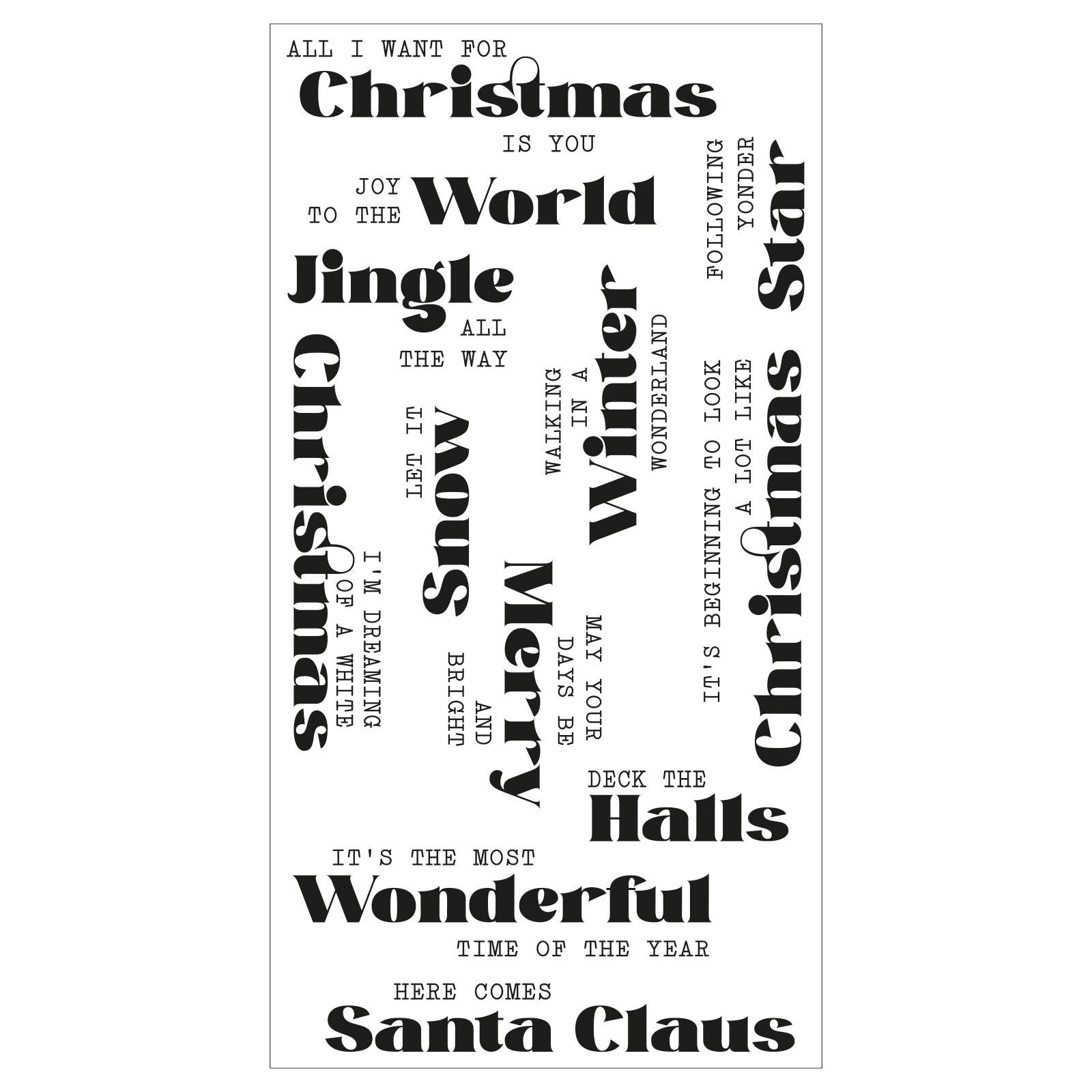 Sizzix Clear Stamps Set 12PK - Seasonal Vibes #2