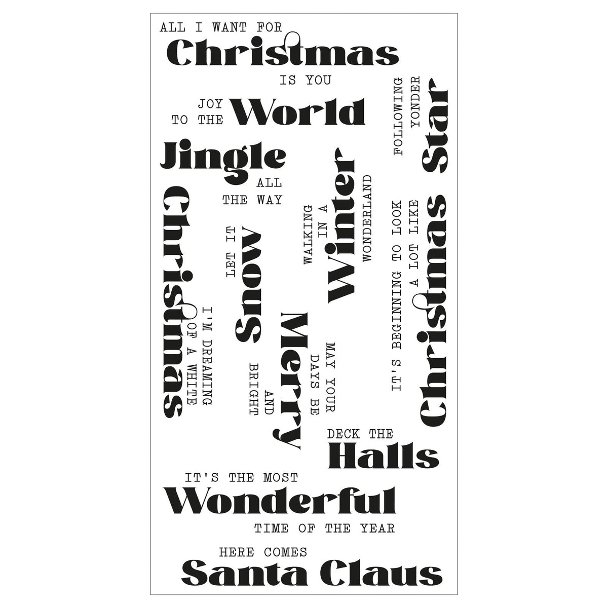 Sizzix Clear Stamps Set 12PK - Seasonal Vibes #2