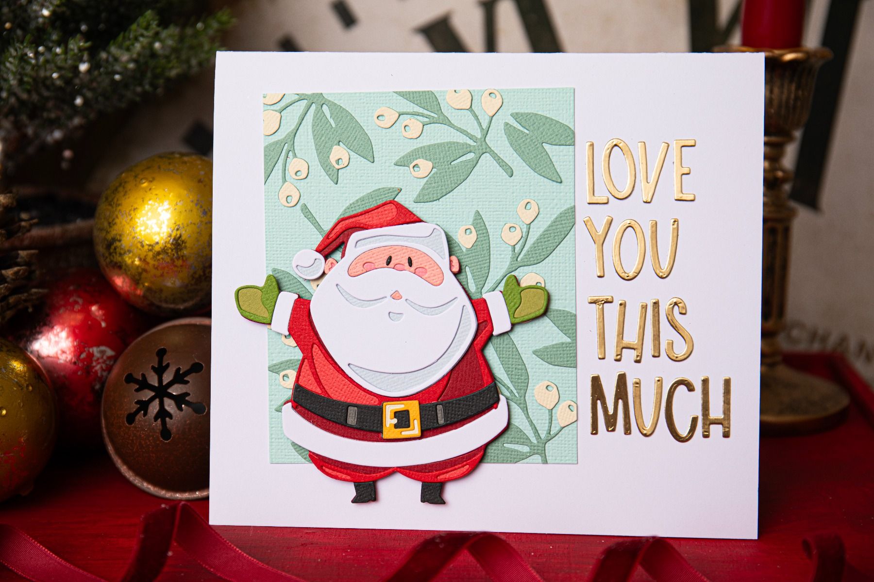 Sizzix Thinlits Die Set 49PK - Santa Greetings, Colorize by Tim Holtz