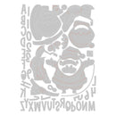 Sizzix Thinlits Die Set 49PK - Santa Greetings, Colorize by Tim Holtz