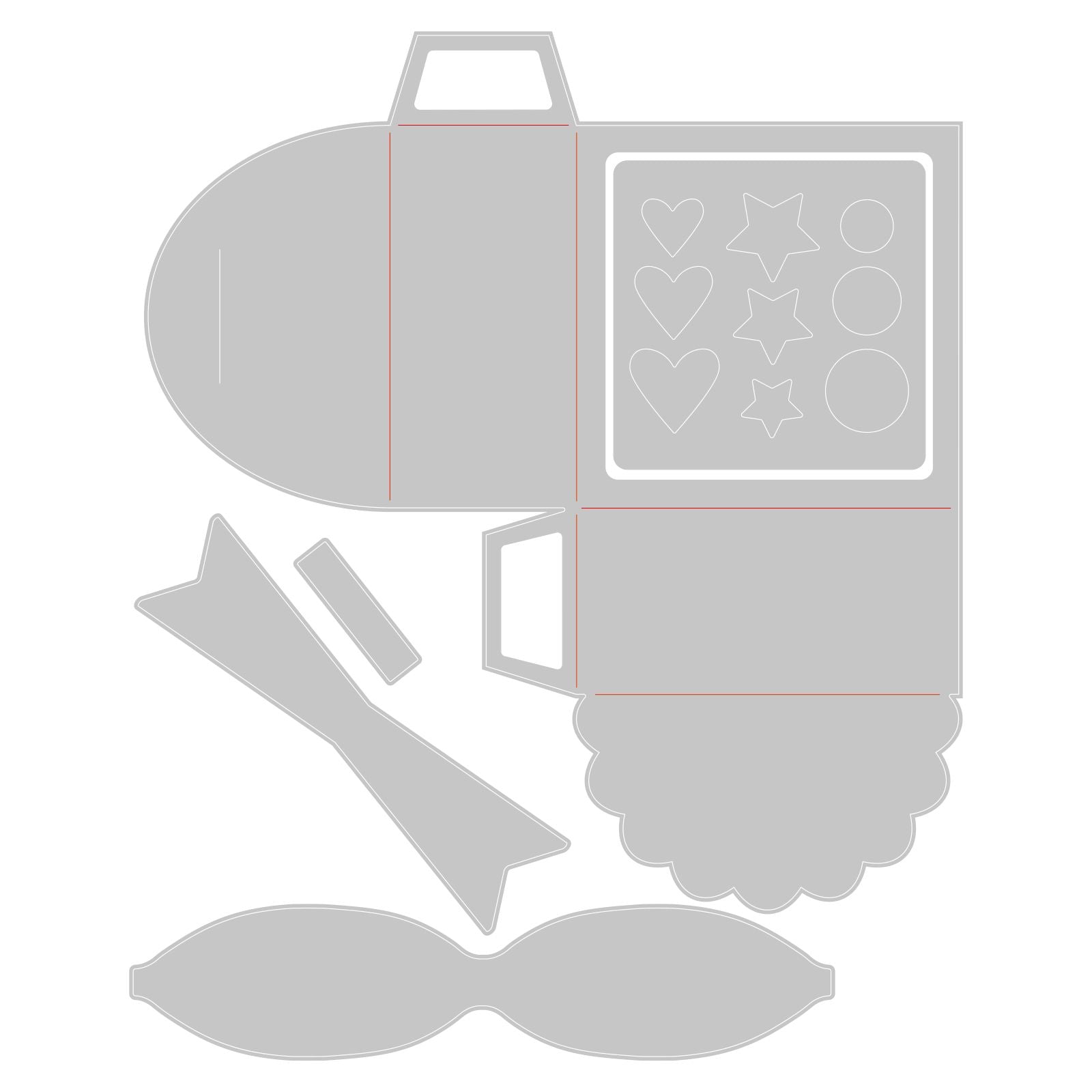 Sizzix Thinlits Die Set 5PK - Treat Box