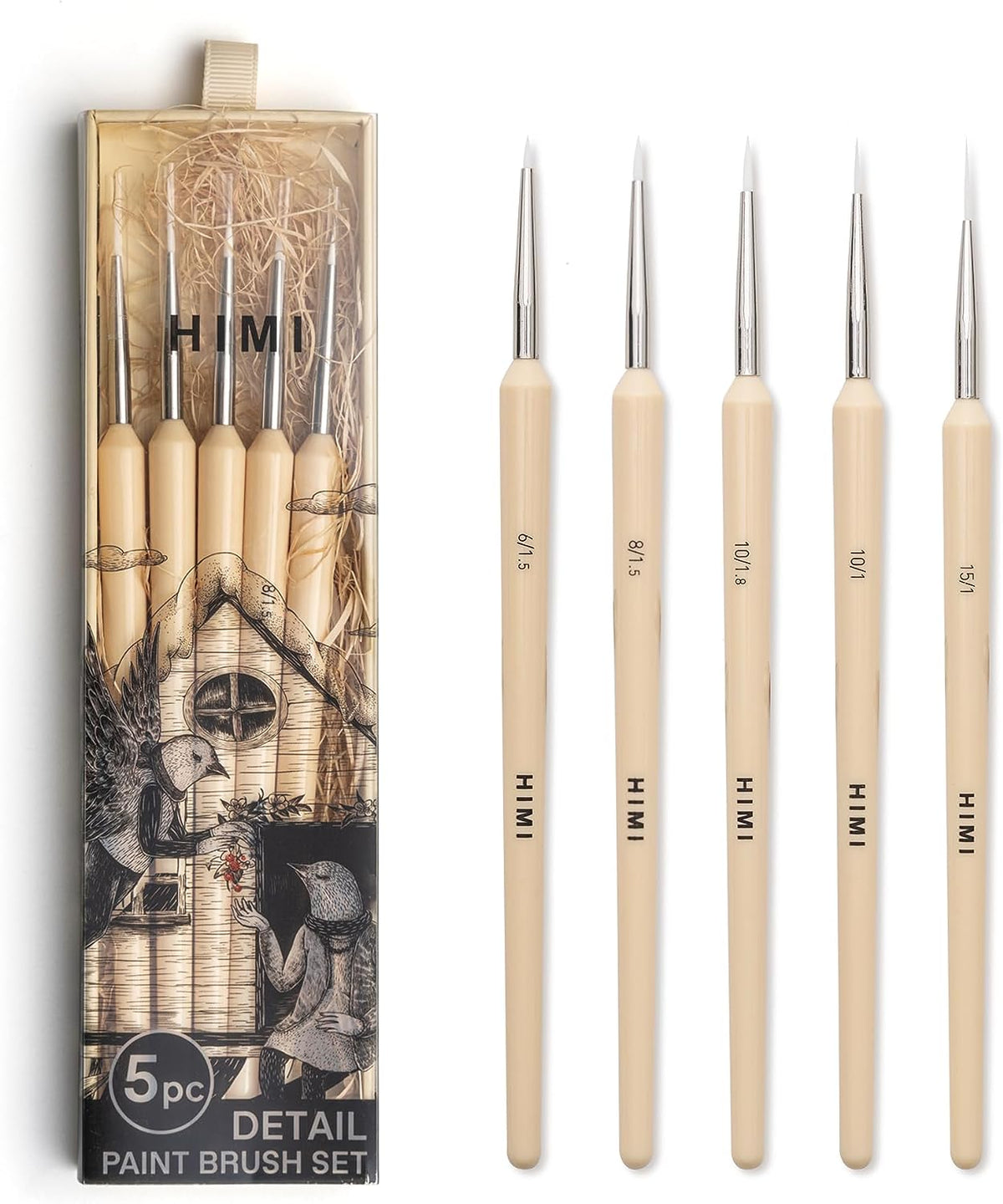 Miya Detail Brush Set of 5pcs