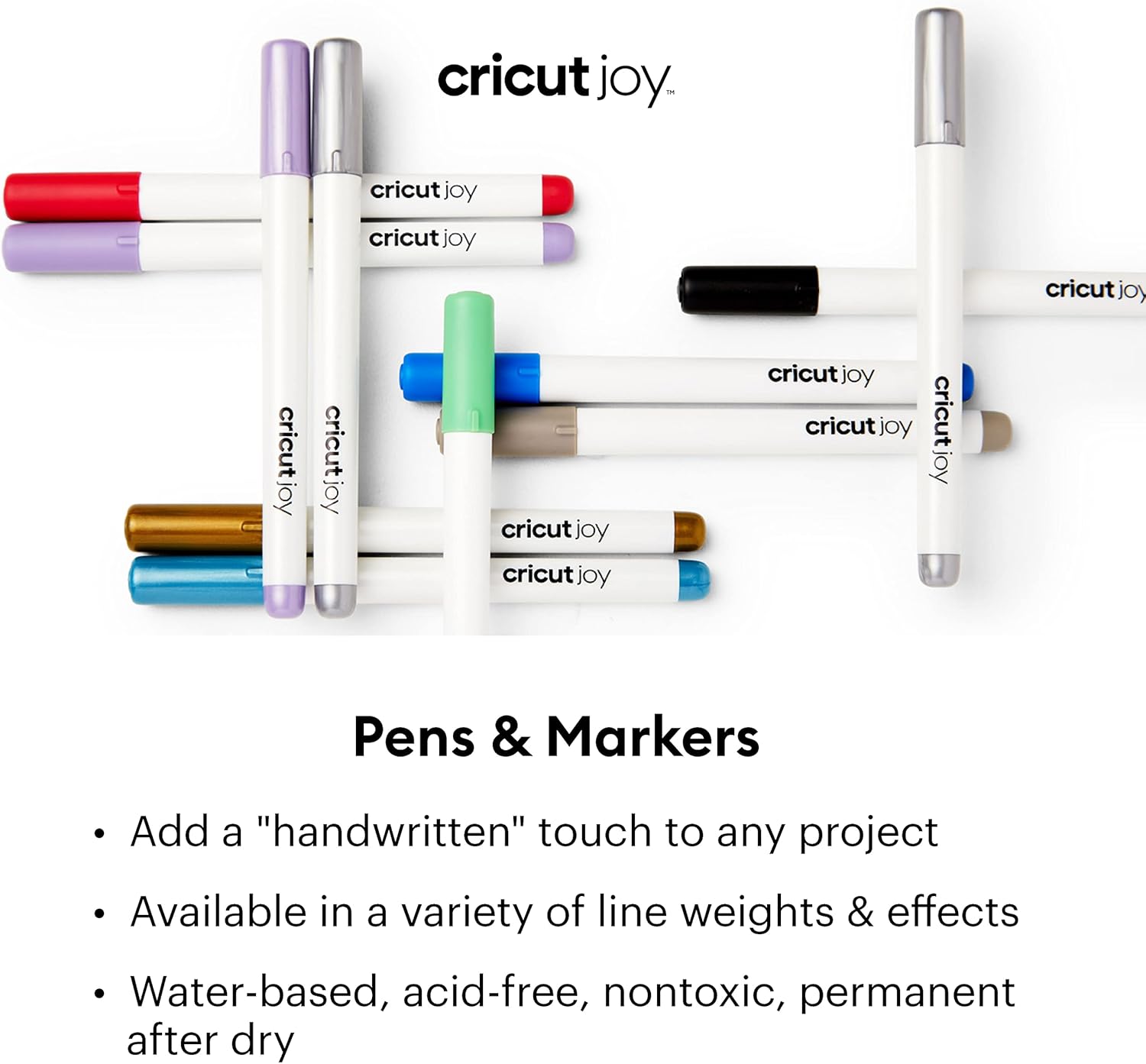 Cricut Joy Permanent Fine Point Pens 0.4 mm, Ultimate (30 ct)