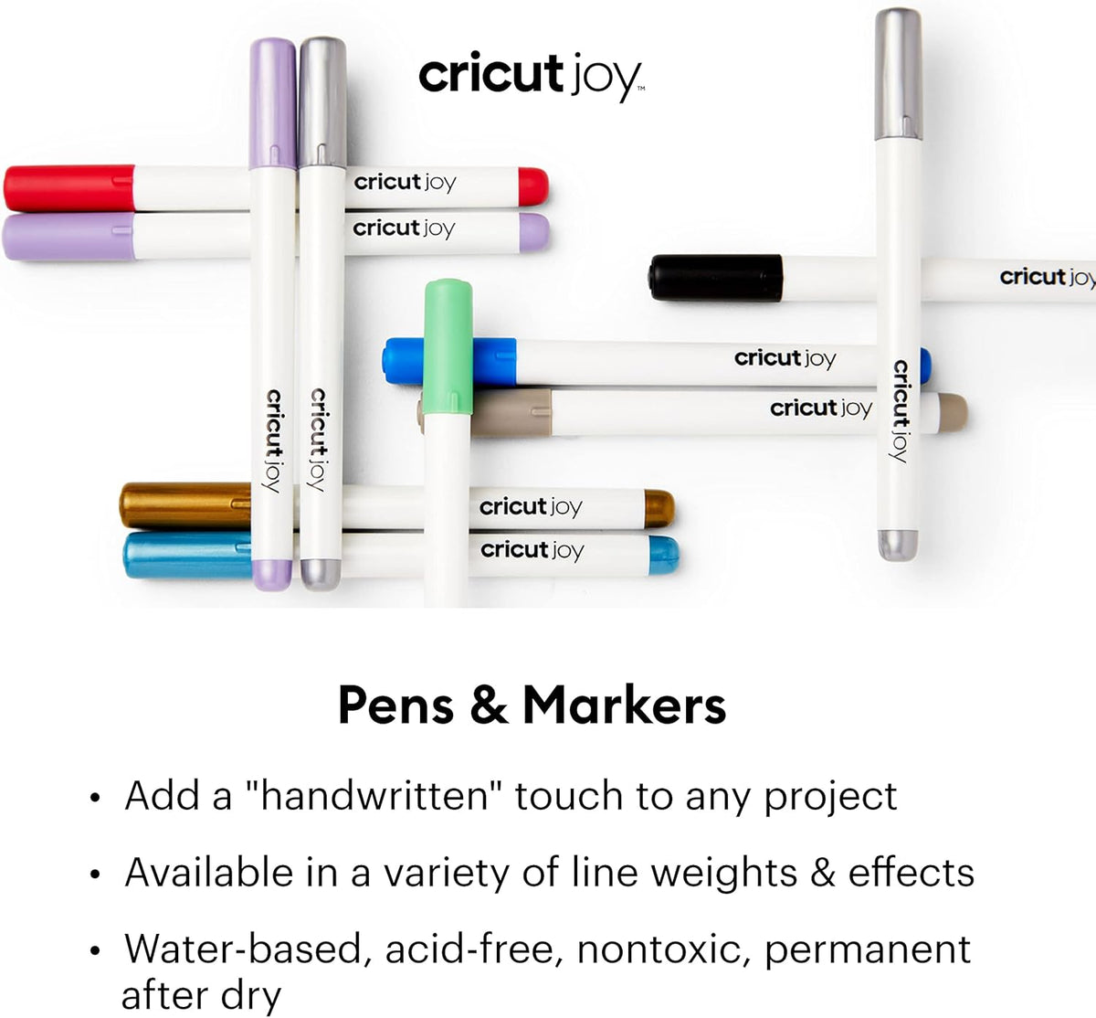 Cricut Joy Permanent Fine Point Pens 0.4 mm, Ultimate (30 ct)