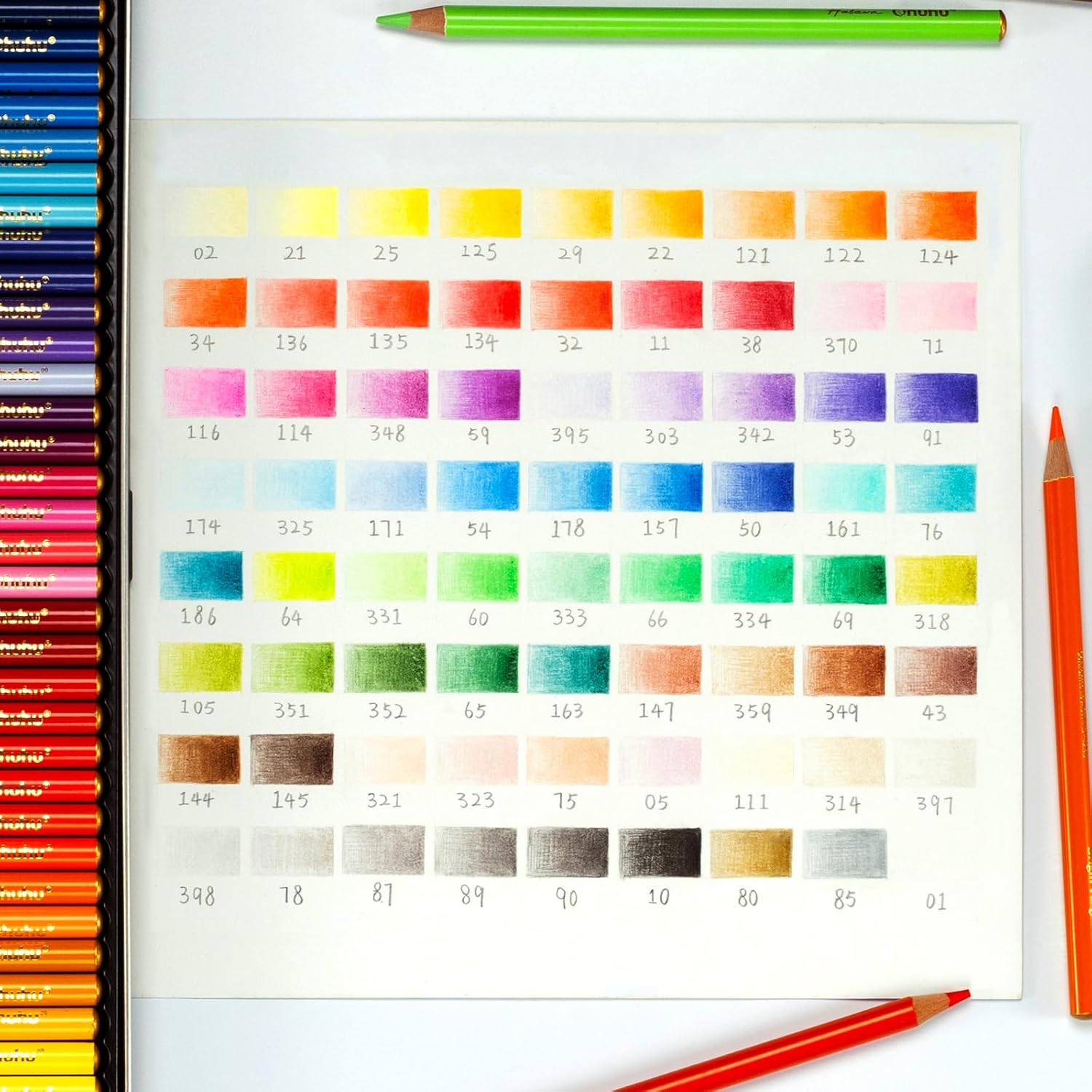 Ohuhu Halawa Series 72 Colors Oil-based Colored Pencils Y30-80200-08