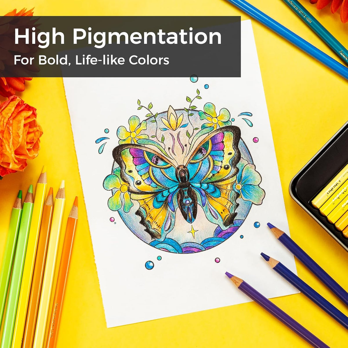 Ohuhu Halawa Series 72 Colors Oil-based Colored Pencils Y30-80200-08