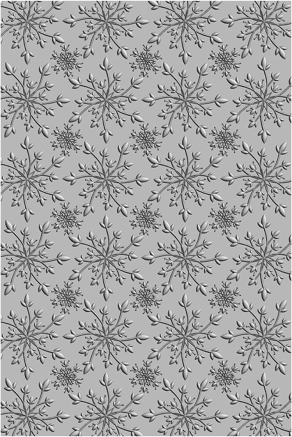 Sizzix 3D Textured Impressions By Kath Breen Snowflakes