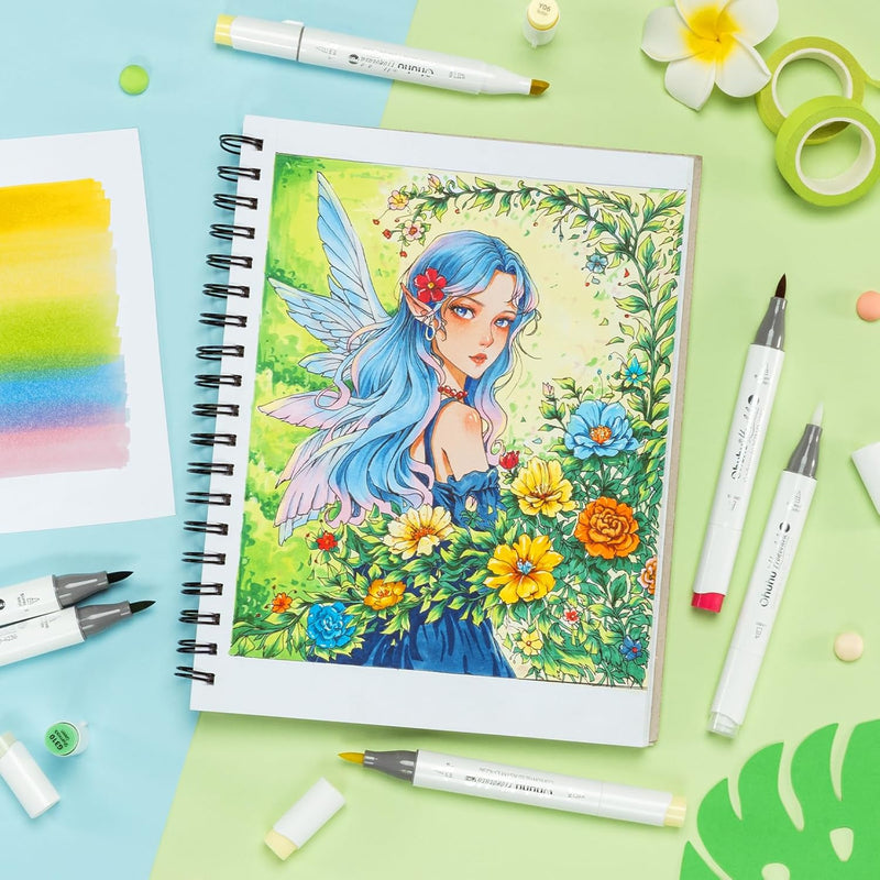 Watercolor Paper Best Cardstock For Alcohol Markers Ohuhu Honolulu