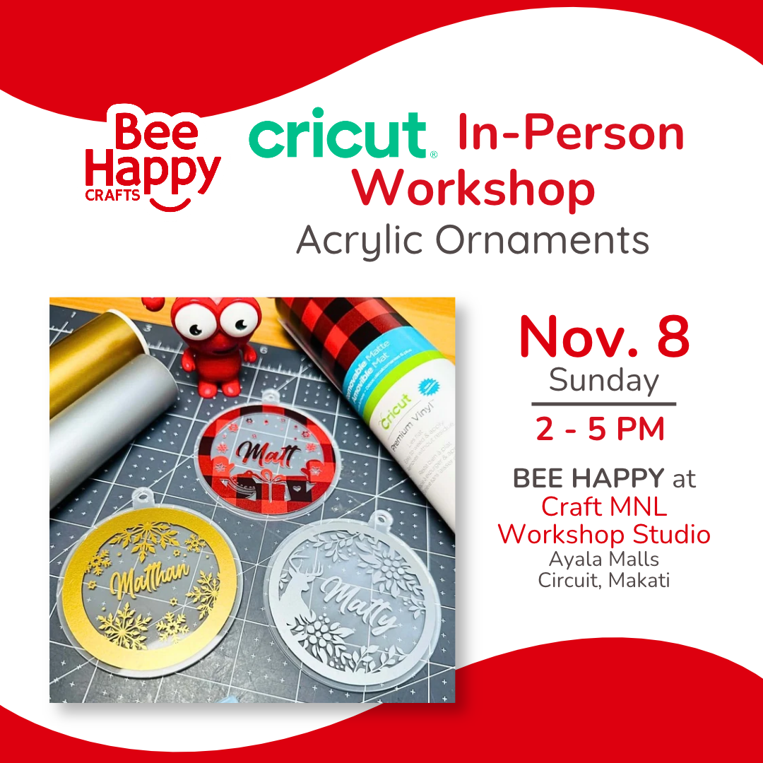 Cricut In-Person Workshop: Acrylic Ornaments