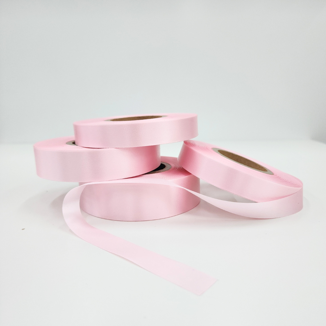 Bee Happy Premium Satin Ribbon Roll – 50 Meters (15mm / 20mm / 25mm)