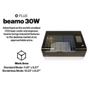 Flux beamo 30W CO2 Desktop Laser Cutter & Engraver Machine