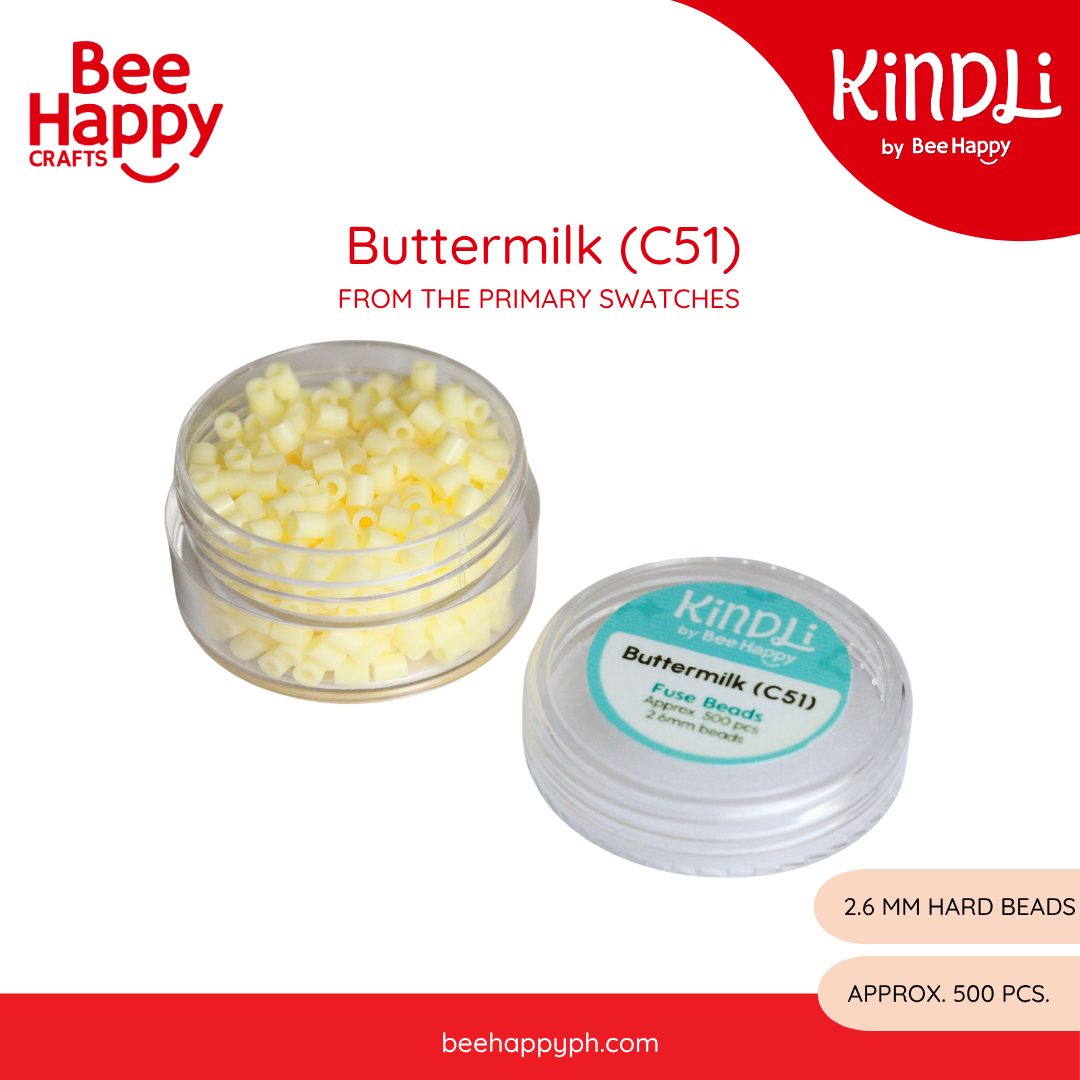 Kindli Mini Fuse Beads Primary Colors Refill 2.6mm (500pcs) by Bee Happy