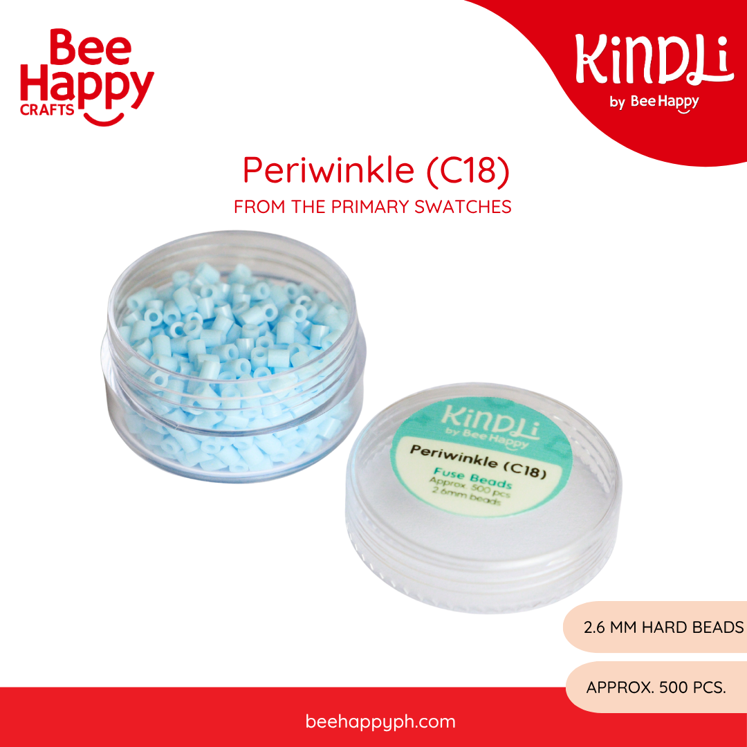 Kindli Mini Fuse Beads Primary Colors Refill 2.6mm (500pcs) by Bee Happy