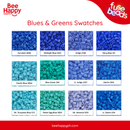 Kindli Fuse Beads Pinks and Purples + Blues and Greens Refill By Bee Happy