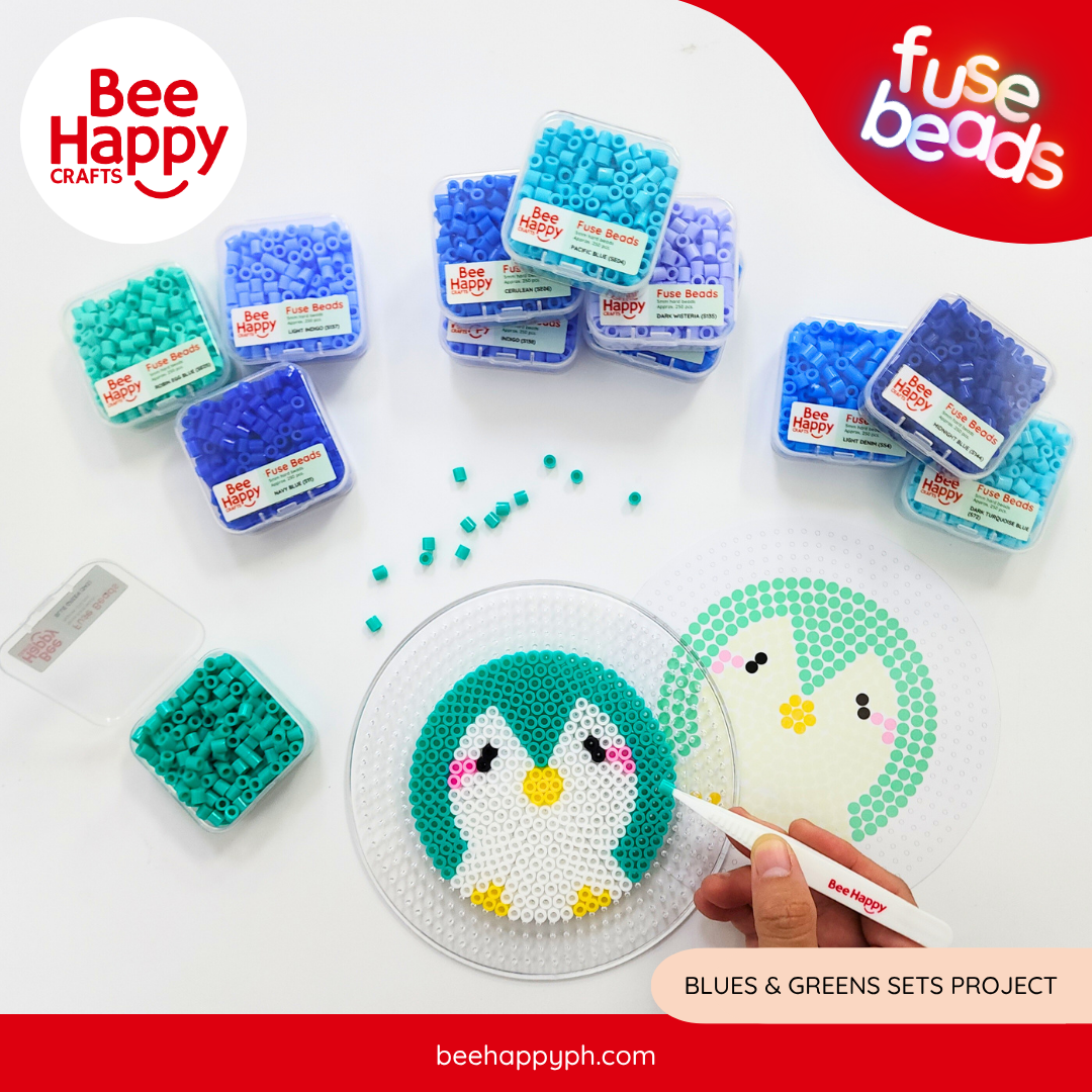 Kindli Fuse Beads Expansion Sets  (12 & 24 colors) By Bee Happy
