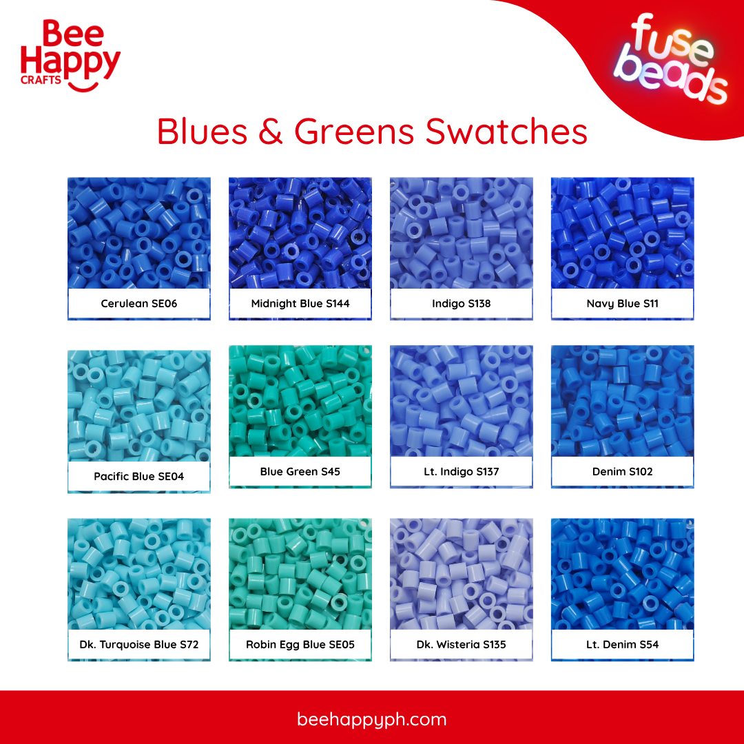 Kindli Fuse Beads Expansion Sets  (12 & 24 colors) By Bee Happy