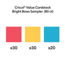 Cricut Value Cardstocks Sampler 8.5" x 11"