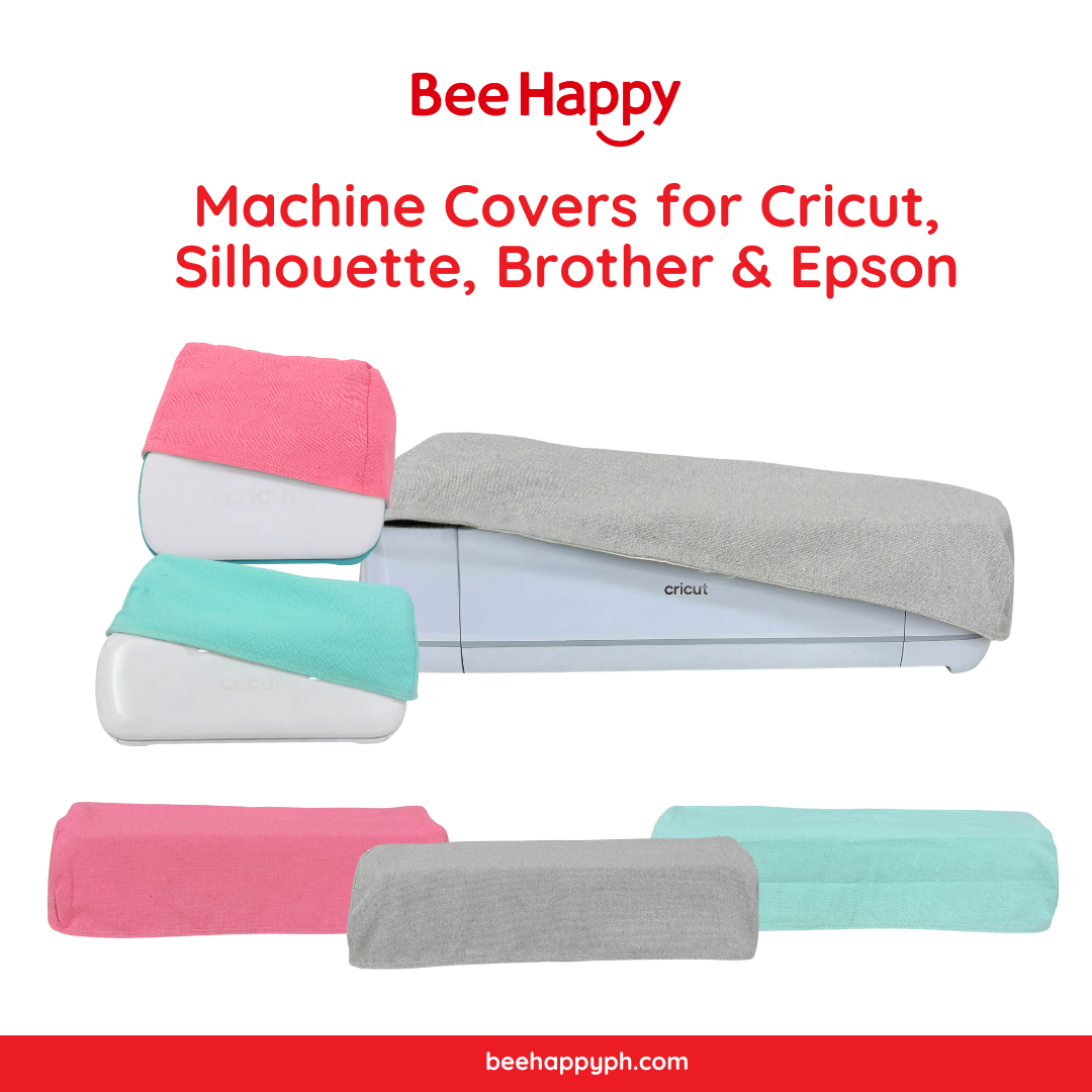 Bee Happy Machine Covers for Cricut, Silhouette, Brother and Epson