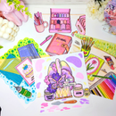 Bee Happy Coloring Pages - Printable Coloring Cards (Digital Download)