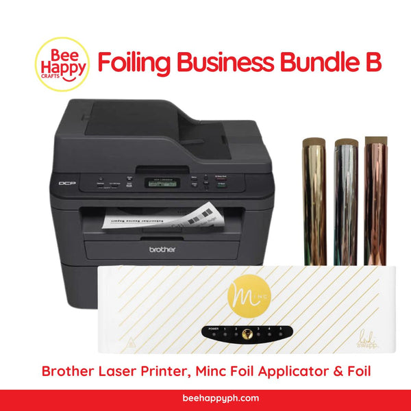 Foiling Business Bundle B - Brother Laser Printer, Minc Foil Applicator & Foil