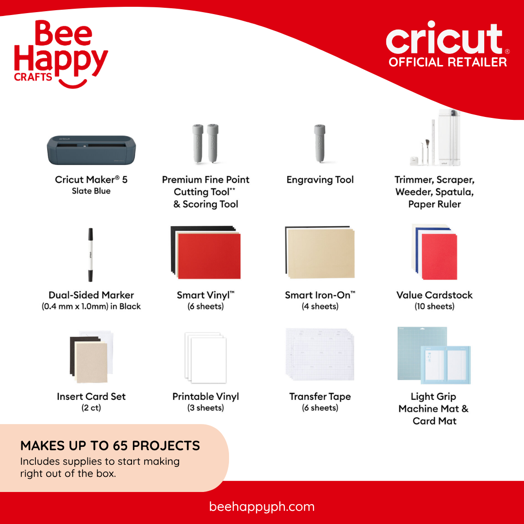 Cricut Maker 5 Essential Bundle