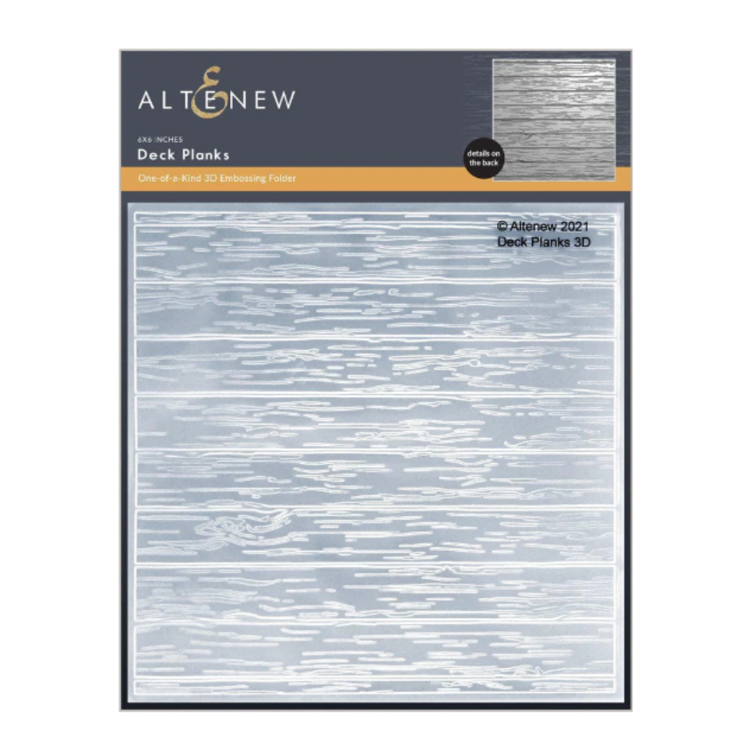 Deck Planks 3D Embossing Folder