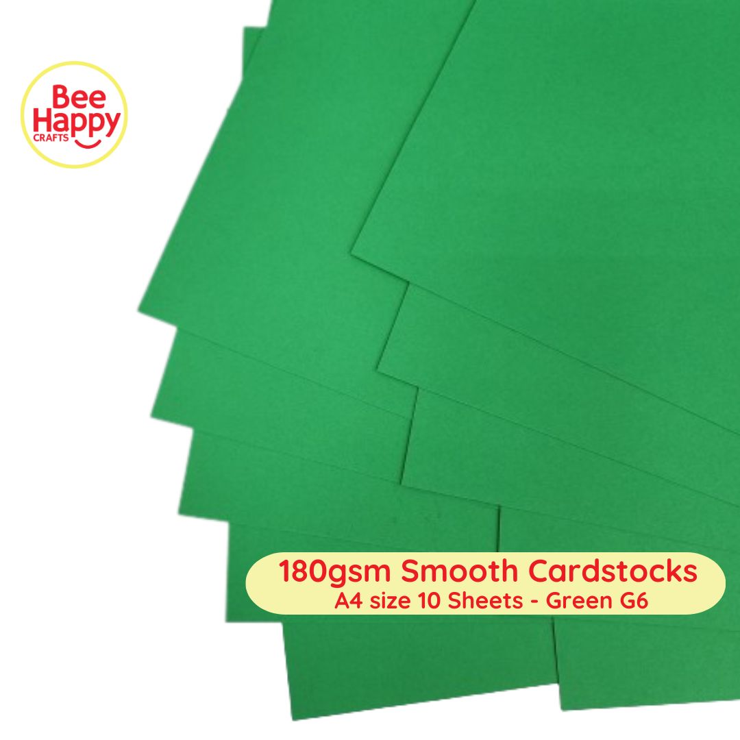 Bee Happy 180gsm Smooth Cardstocks 10 Sheets