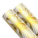 Bee Happy Faux Leather Sheets - Flower UV Printing Gold Foiled