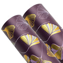 Bee Happy Faux Leather Sheets - Flower UV Printing Gold Foiled