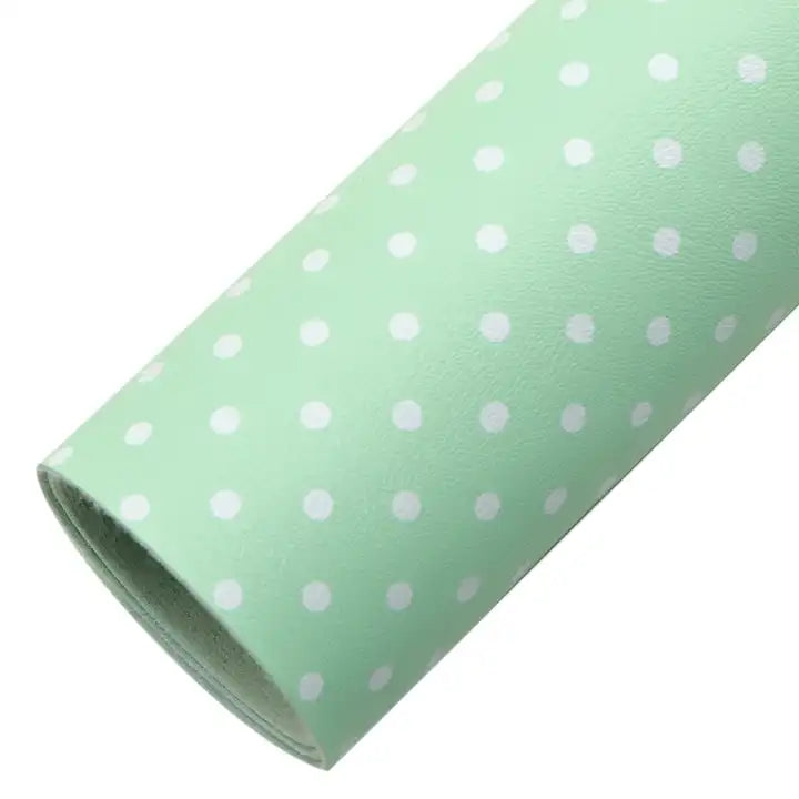 Bee Happy Faux Leather Sheets - Dots Printed