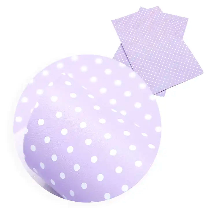 Bee Happy Faux Leather Sheets - Dots Printed