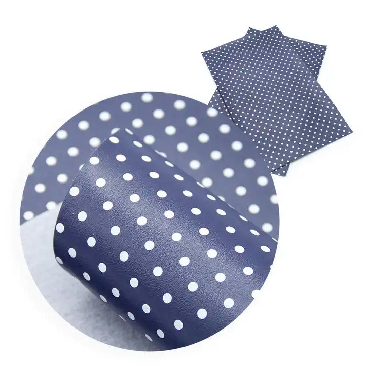 Bee Happy Faux Leather Sheets - Dots Printed