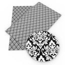 Bee Happy Faux Leather Sheets - Damask