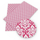 Bee Happy Faux Leather Sheets - Damask