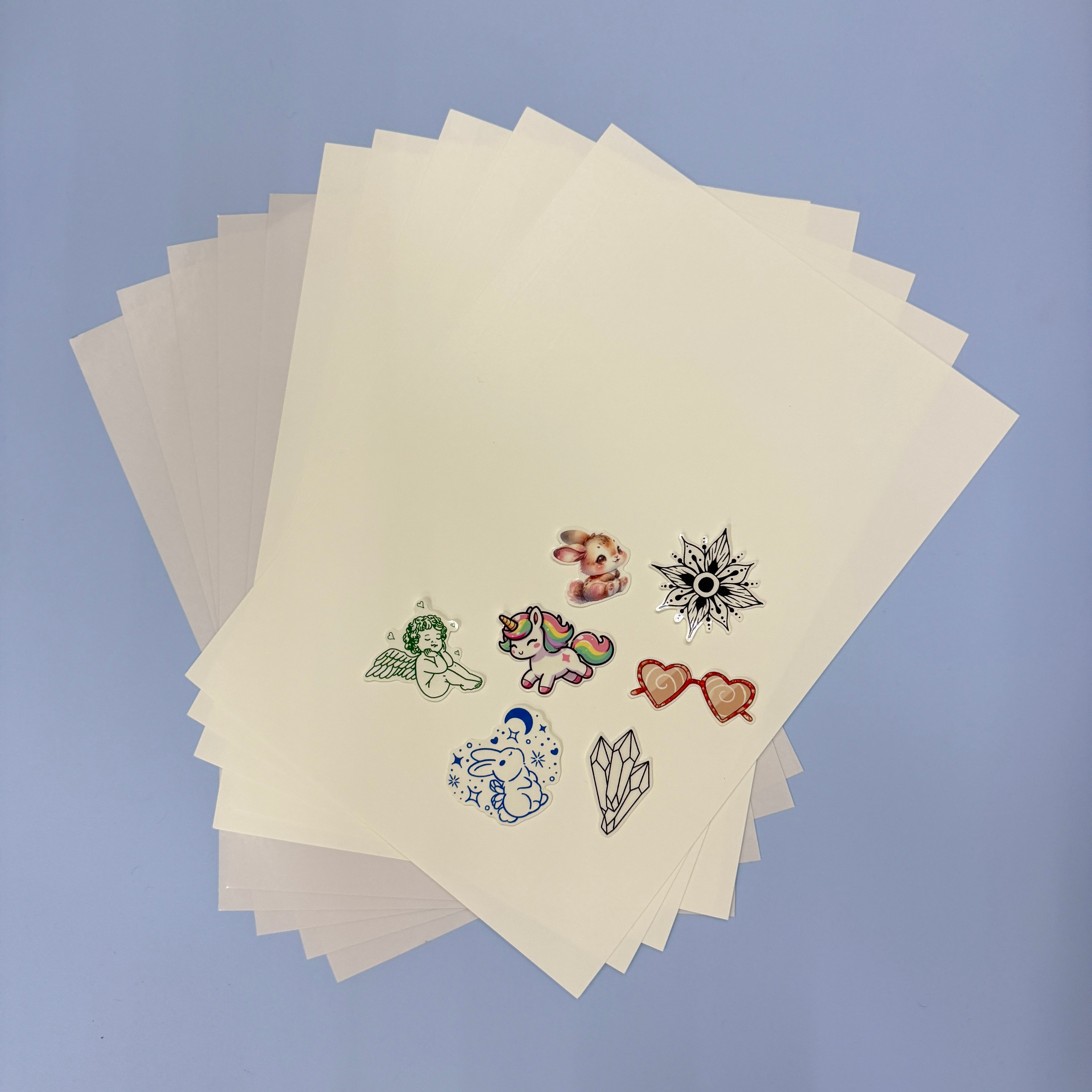 Bee Happy Temporary Tattoo Paper A4 size