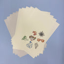 Bee Happy Temporary Tattoo Paper A4 size