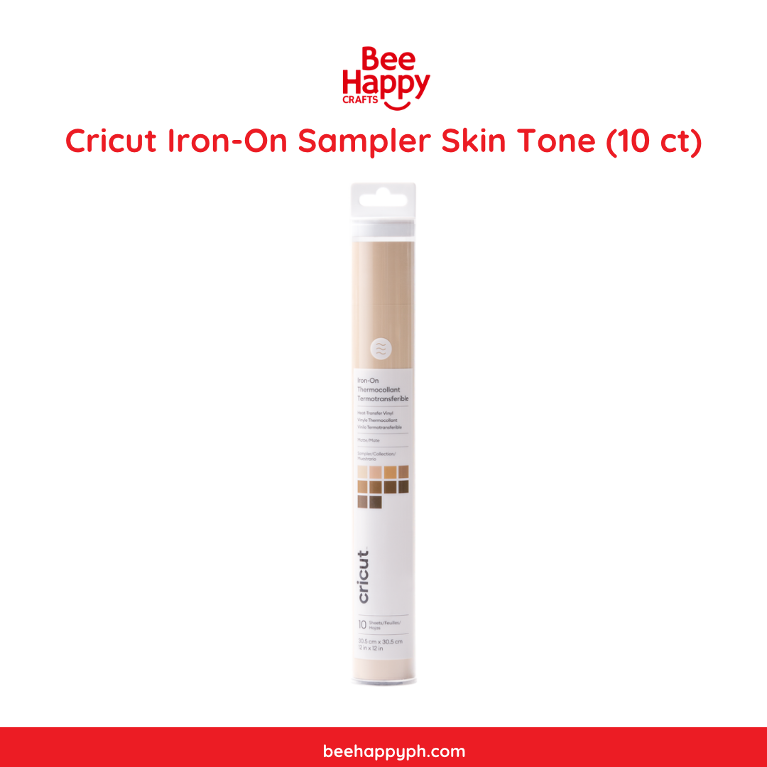 Cricut Iron-On Sampler Skin Tone (10 ct) 12 in x 12 in