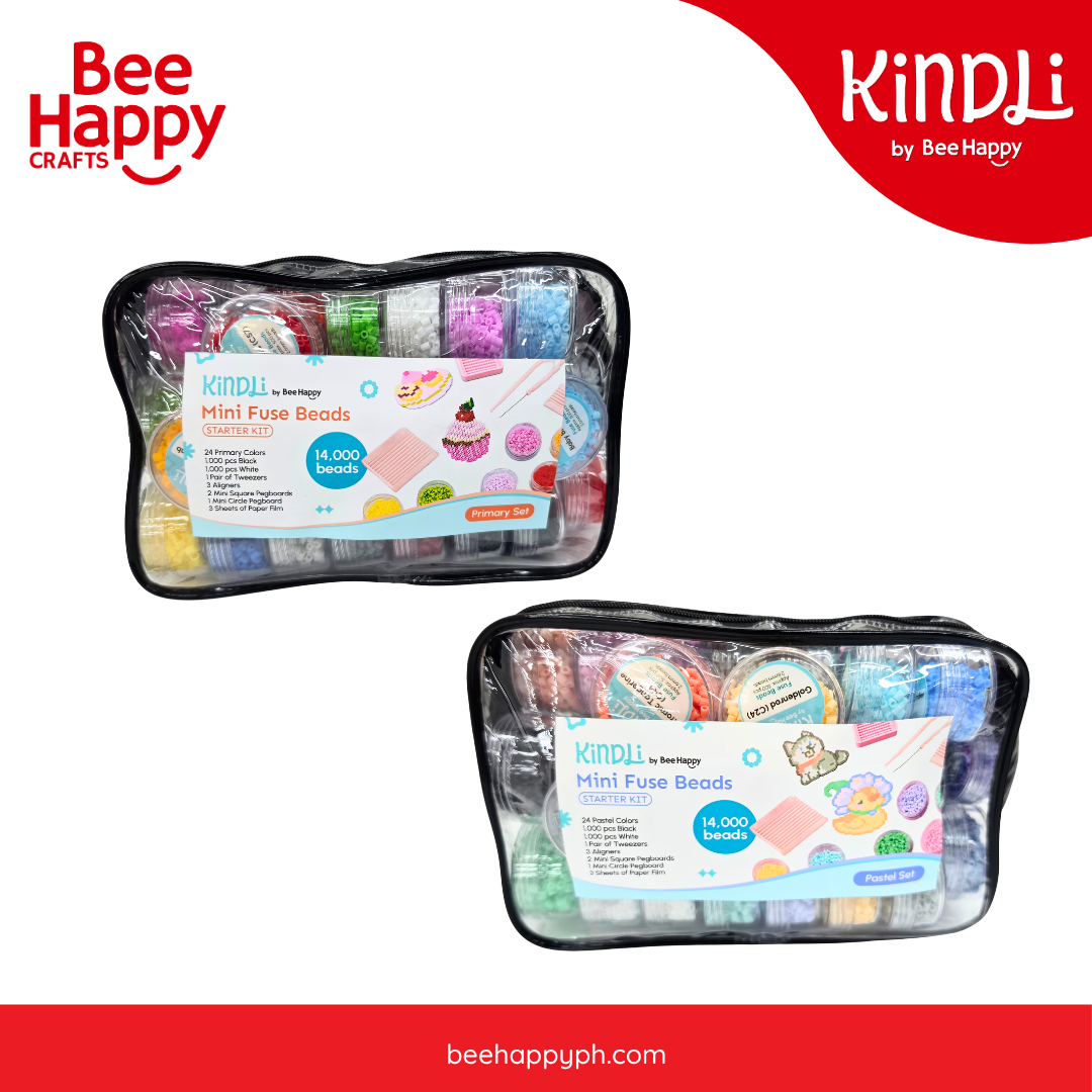 Kindli Mini Fuse Beads Starter Kit (2.6mm Beads) By Bee Happy