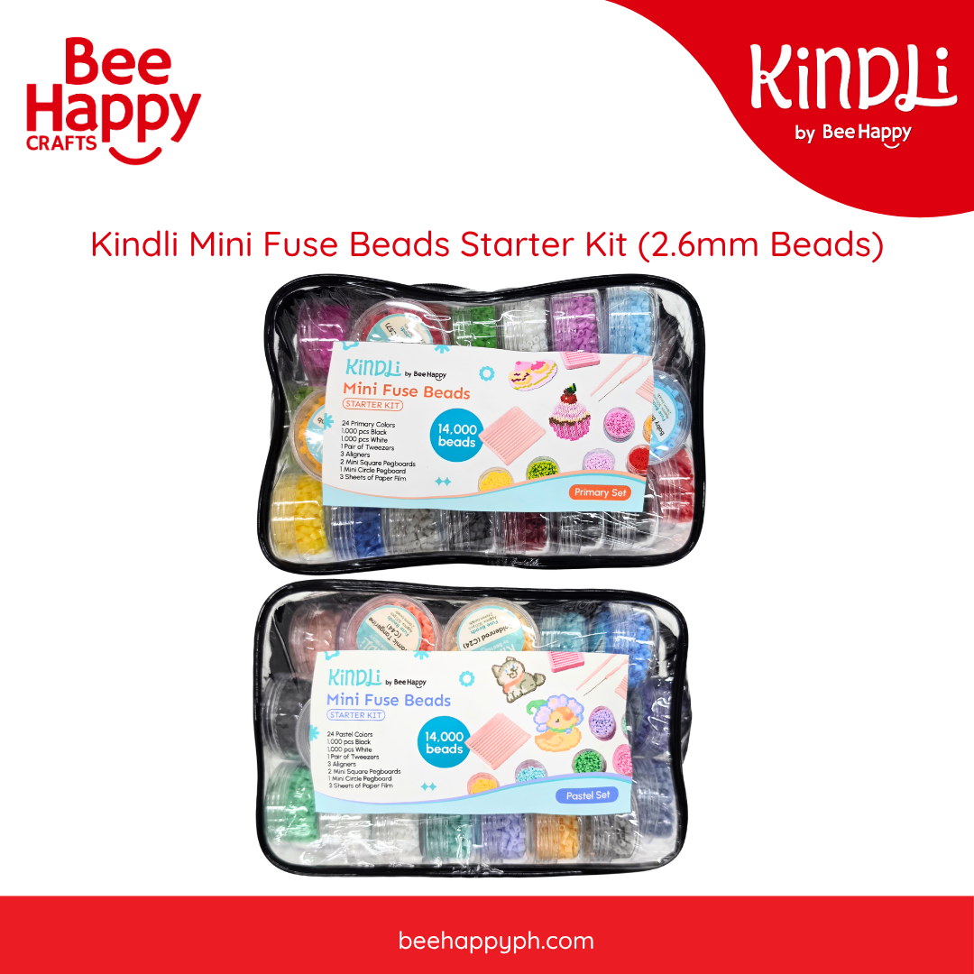 Kindli Mini Fuse Beads Starter Kit (2.6mm Beads) By Bee Happy
