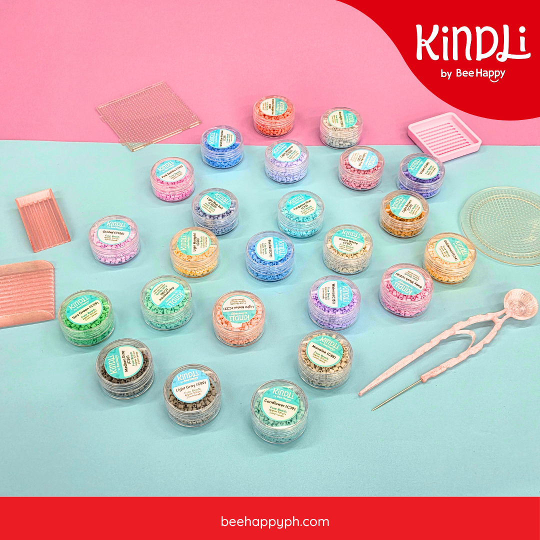 Kindli Mini Fuse Beads Starter Kit (2.6mm Beads) By Bee Happy