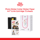 Liene Photo Paper 4×6" and Photo Sticker 4x7" Ink Cartridge 72 sheets
