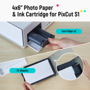 Liene Photo Paper 4×6" and Photo Sticker 4x7" Ink Cartridge 72 sheets