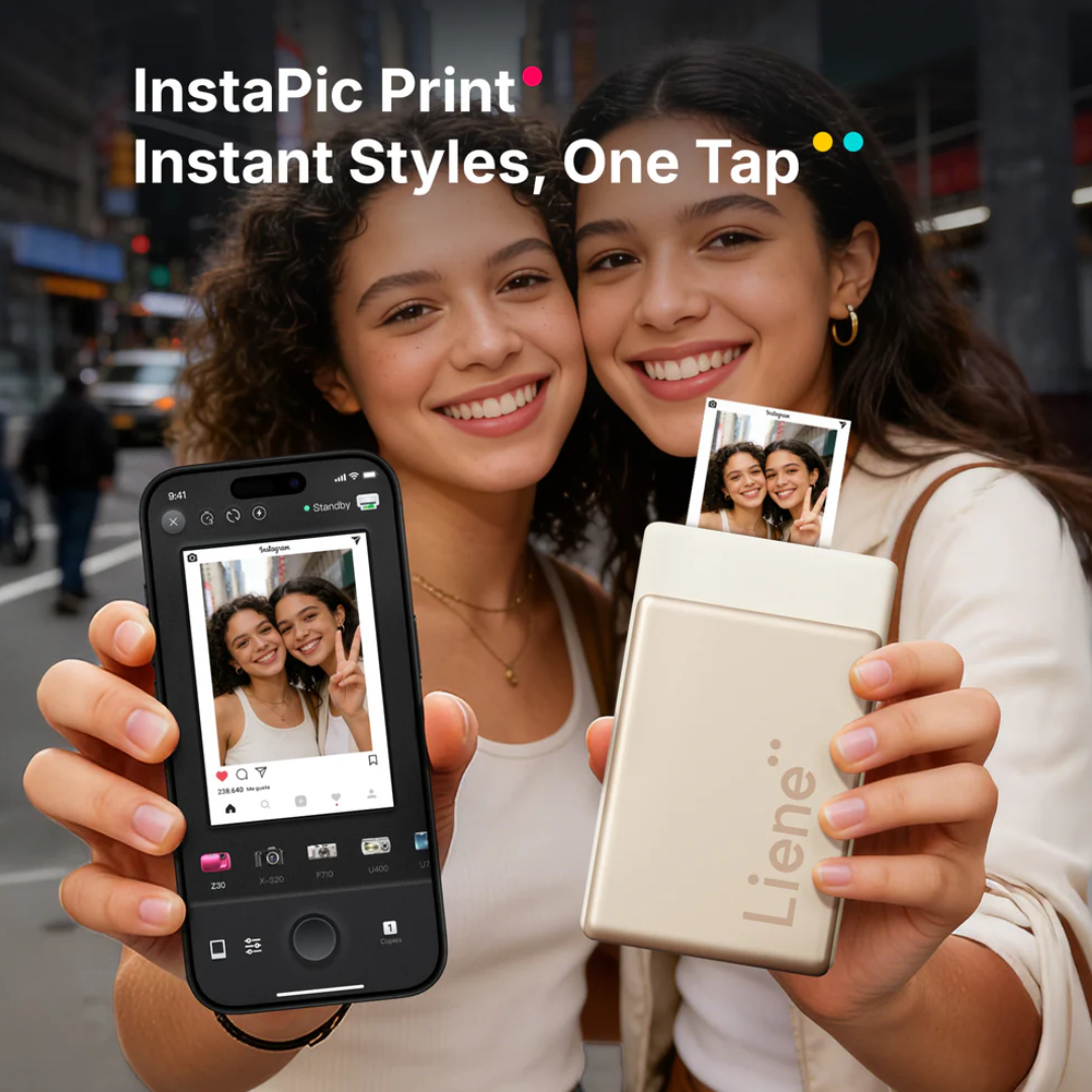 Liene Pearl N200 Pro Portable Photo Printer & Refill
