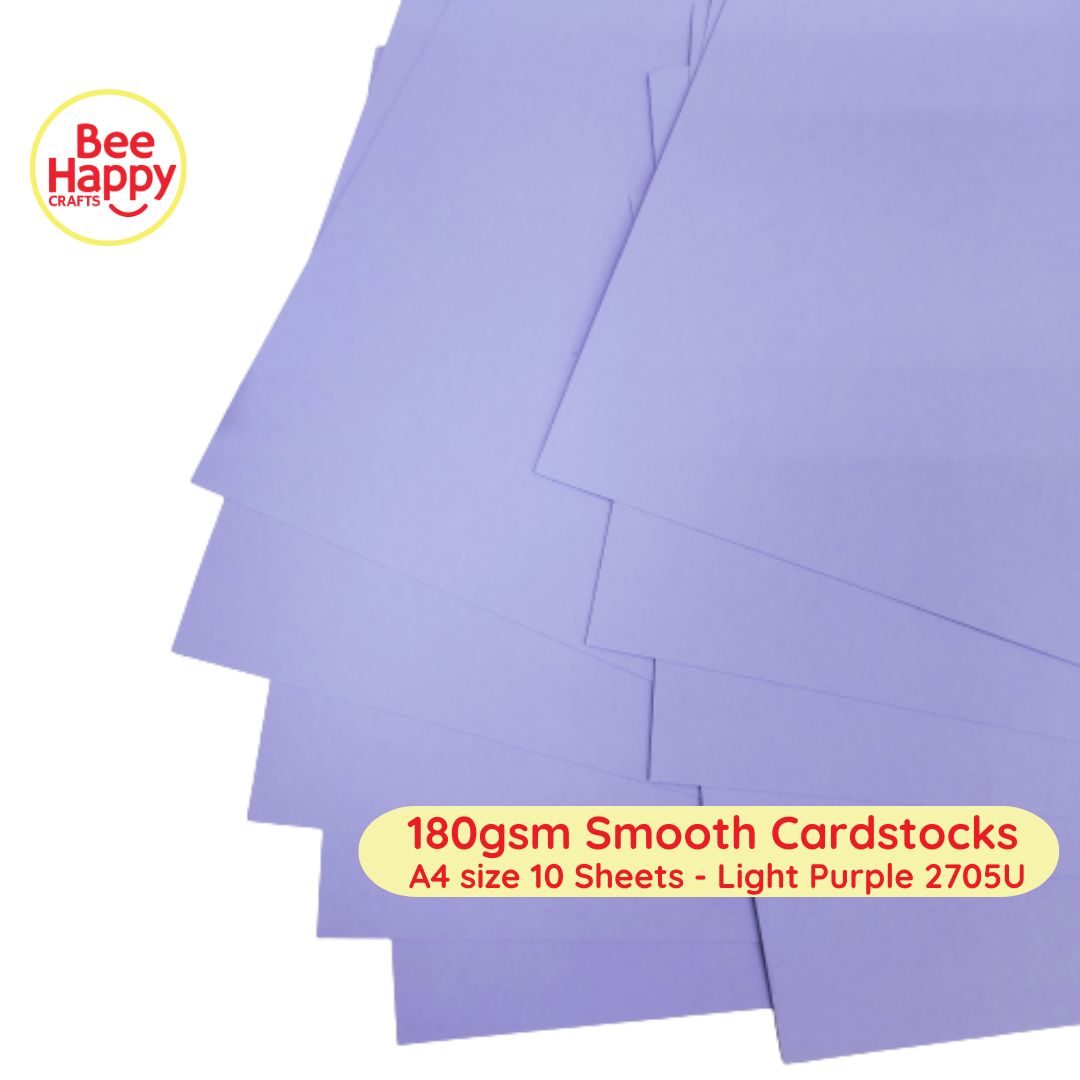 Bee Happy 180gsm Smooth Cardstocks 10 Sheets